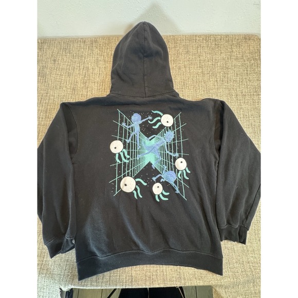 adult swim Other - Rick And Morty  Virtual‎ Reality Black Hoodie Size Large Pullover With Pocket